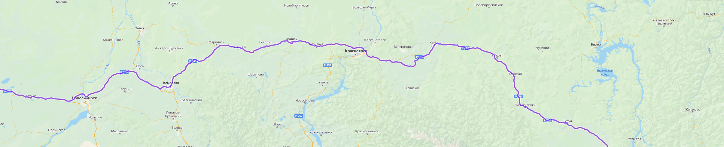 Доставка грузов из Звёздного городка - карта транспортной логистики